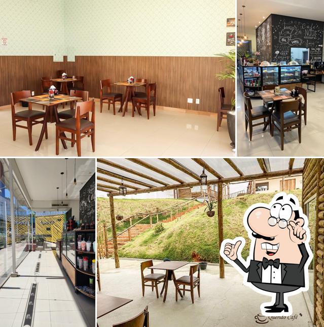 Veja imagens do interior do Querido Café