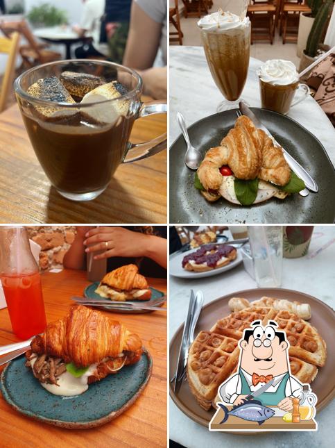 Salmão grelhado em Partiu Café