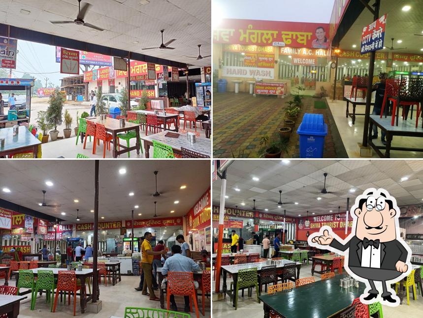 The interior of Shiva Tourist Dhaba - Muzaffarnagar