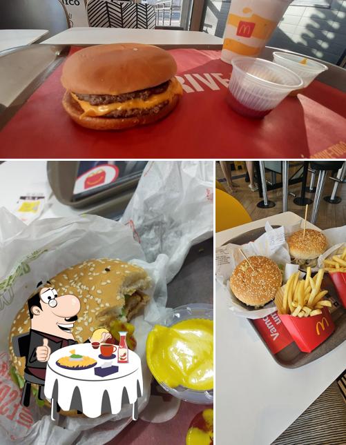 Consiga um hambúrguer no McDonald's