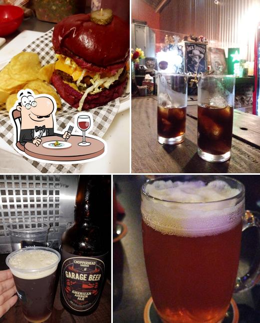 Mousse de chocolate em Chopperhead Garage Rock Bar