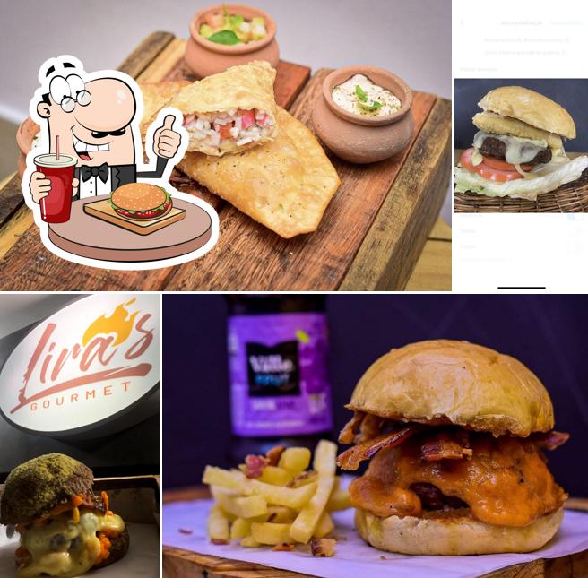 Experimente um hambúrguer no Liras Gourmet