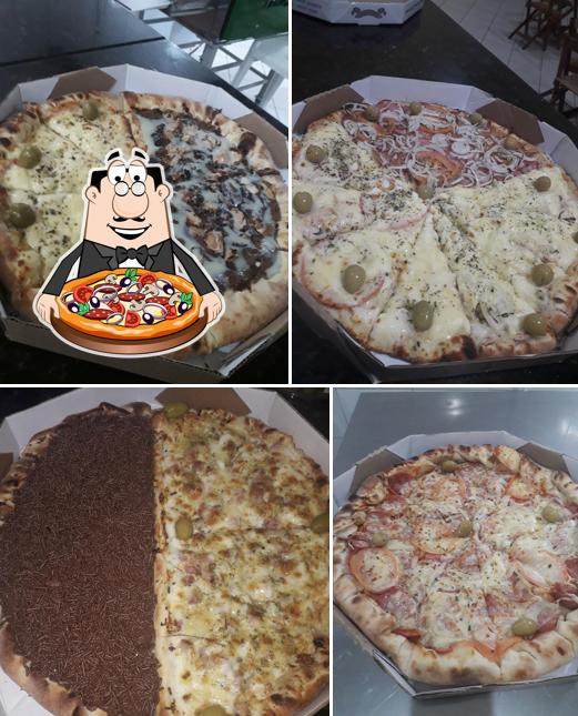 Experimente pizza no Soberana Pizzaria e lanches