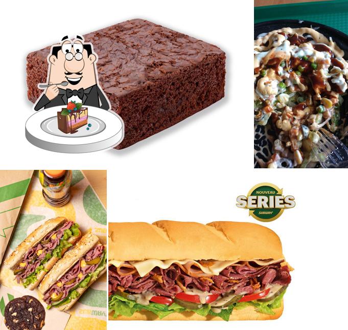 Gâteau au chocolat à Subway