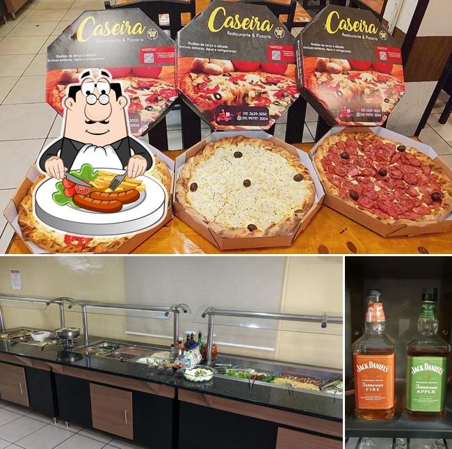A imagem do Caseira Restaurante’s comida e bebida