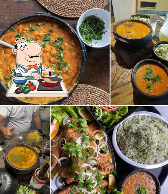 Curry de frango em Moqueca da serra