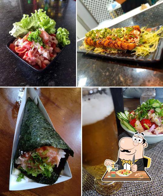 Ceviche em Sushi Açú