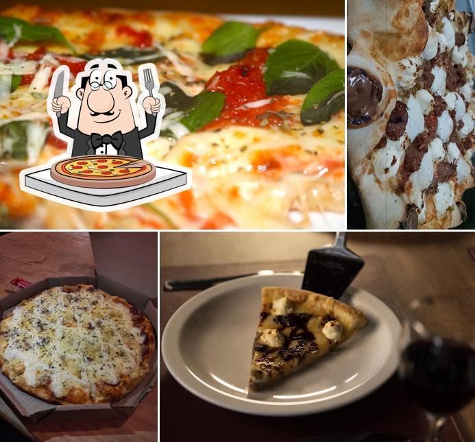 Escolha diferentes tipos de pizza