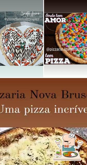 Comida em Nobre pizzaria