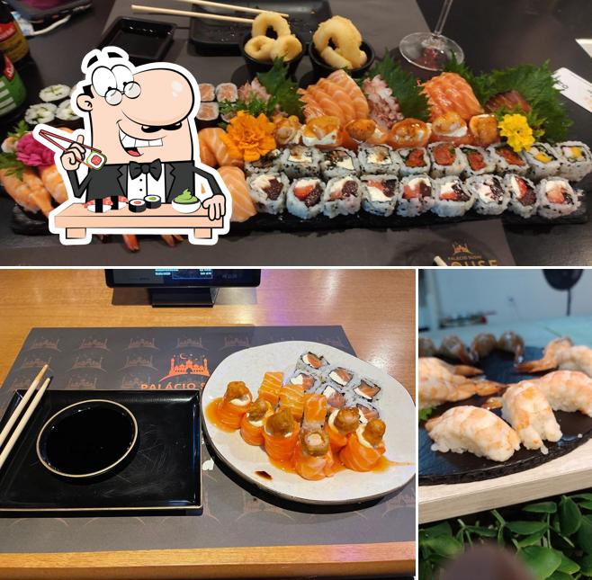 Presenteie-se com sushi no Palácio Sushi House