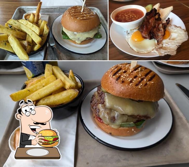 Prova un hamburger a Union Diner Gundeldingen