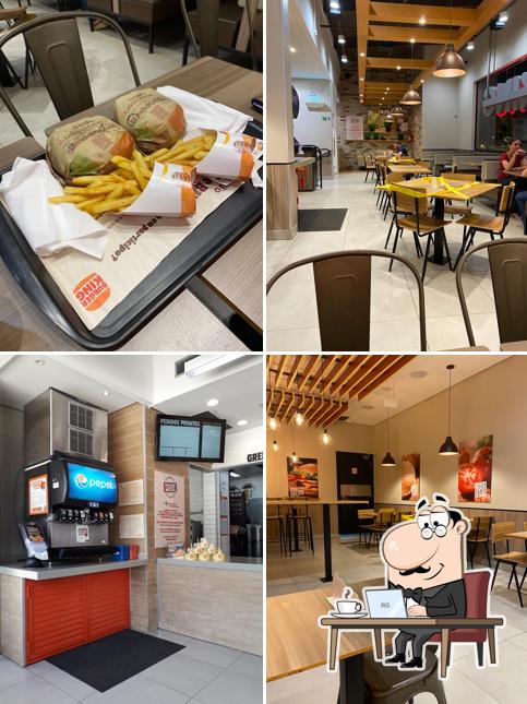 Veja imagens do interior do Burger King