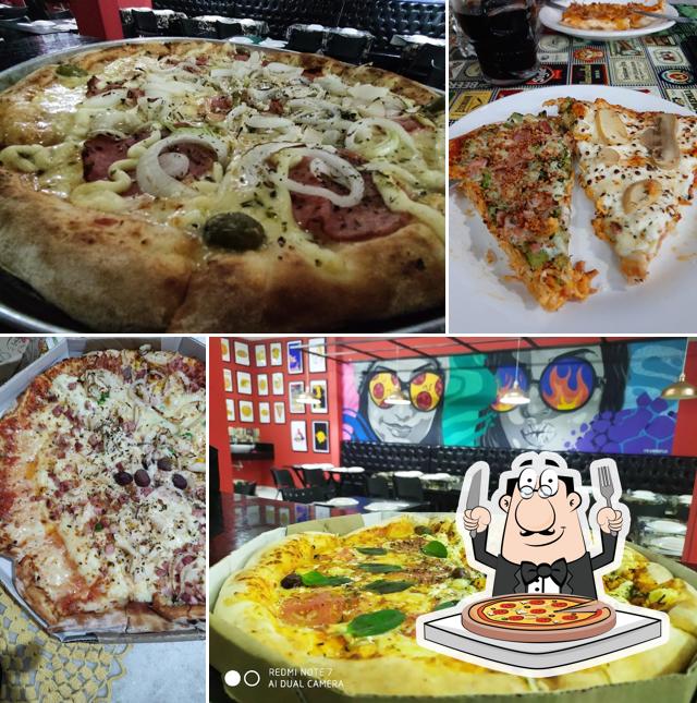 Experimente diferentes variedades de pizza