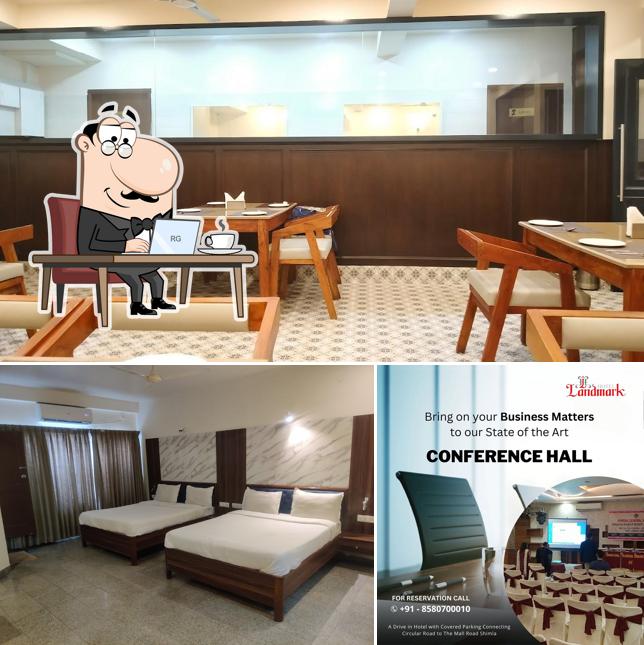 The interior of Hotel Landmark