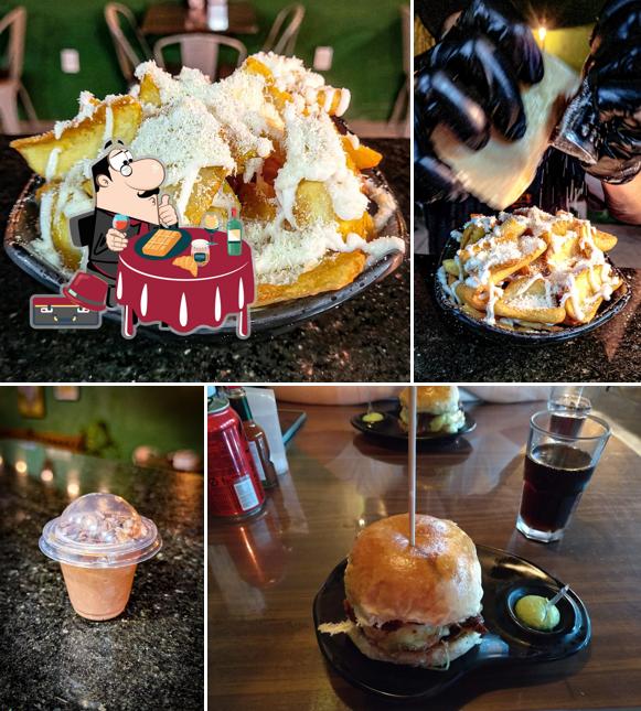 Waffles em Taverna Burger