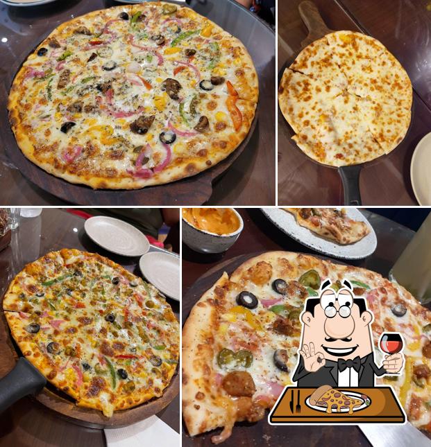 Pick pizza at Cafe Helados