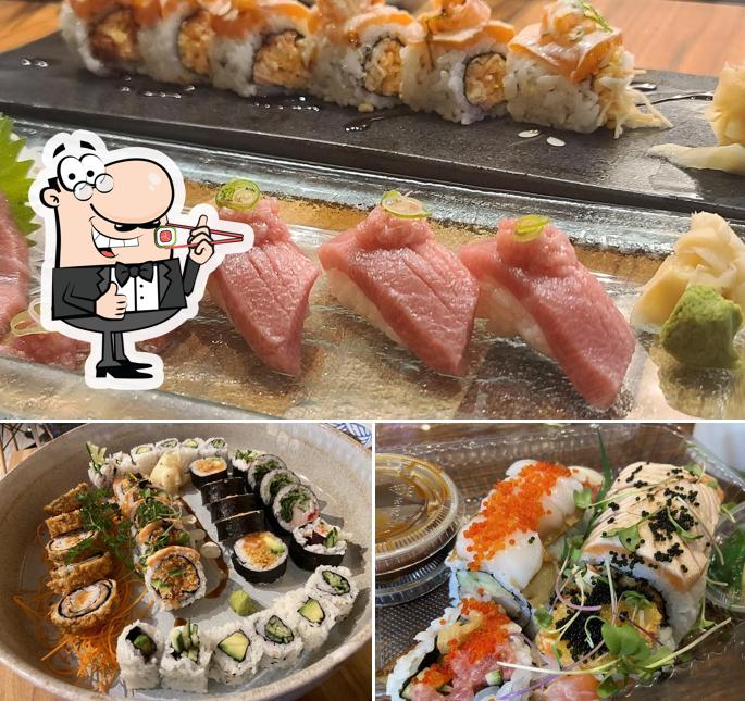 Les sushi sont offerts par Saiko