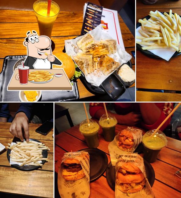 French fries at Burger Lounge, Muvattupuzha