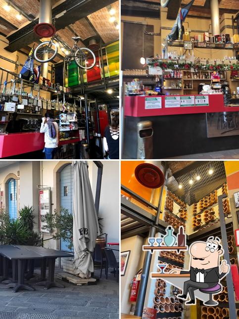 Gli interni di Bar La Fabrique