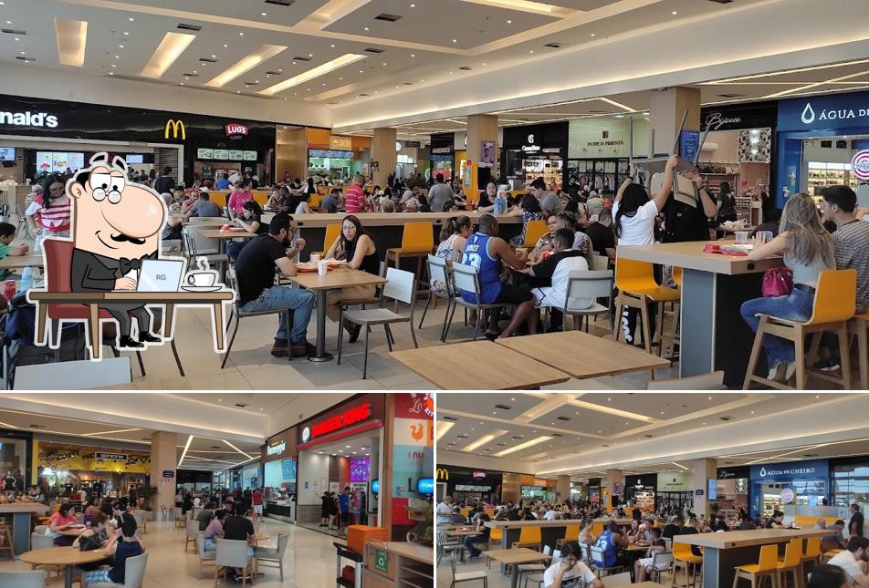 A ilustração do Shopping ParkCity Sumaré’s interior e exterior