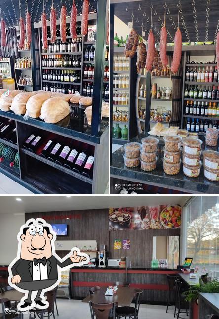 O interior do Vaca Loka