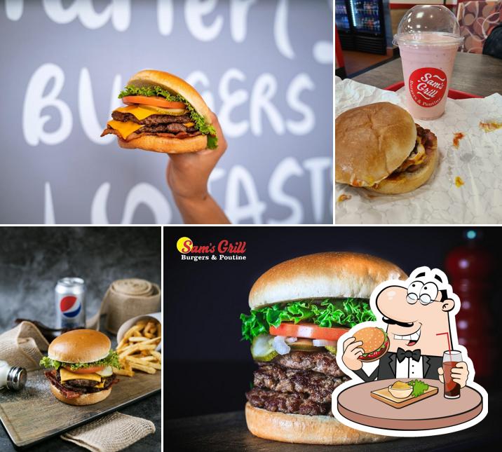 Faites-vous plaisir avec un hamburger à Sam's Grill Waterloo