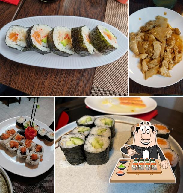 Il sushi è il cibo tradizionale della cucina giapponese