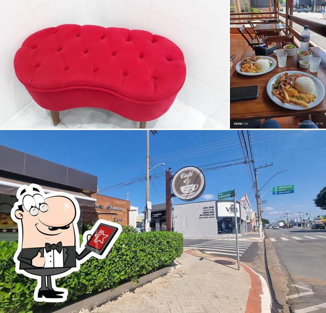 O Café Pérola Mineira - Sumaré se destaca pelo exterior e comida