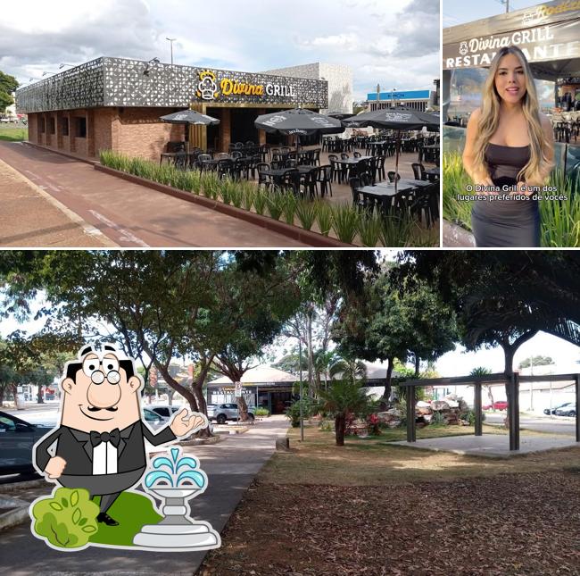 Veja imagens do exterior do Divina Grill & Pizza