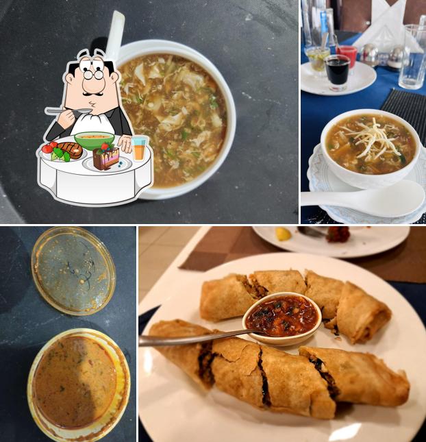 Hot and sour soup at Abiruchi Multicuisine Restaurant