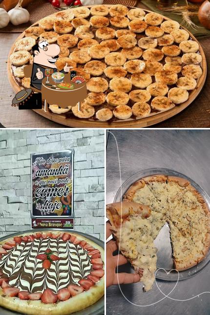 Platos en Nobre pizzaria
