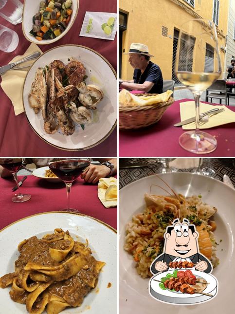 Cibo al La Vecchia Taverna Di Bacco