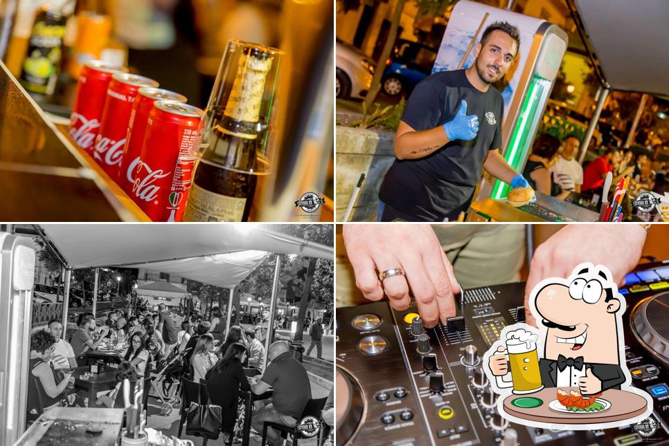 Puoi prenderti un rinfrescante bicchiere di birra chiara o scura