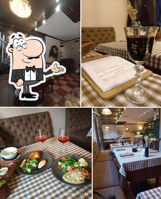 Installez-vous à l'une des tables de Da Roberta