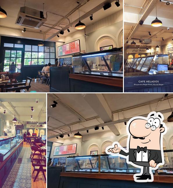 Check out how Cafe Helados looks inside