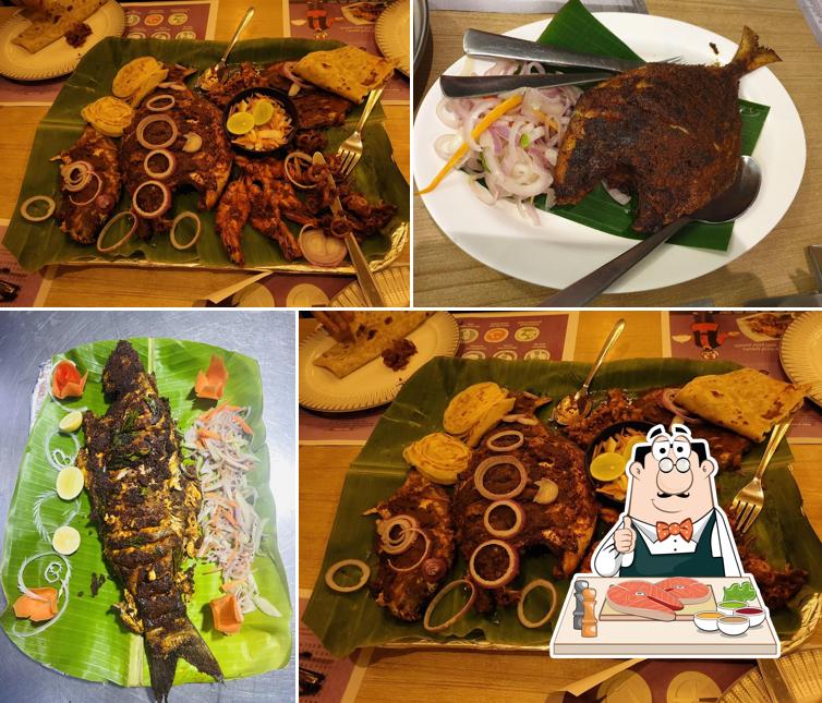 Alibaba & 41 Dishes - Thrissur serves a variety of fish dishes