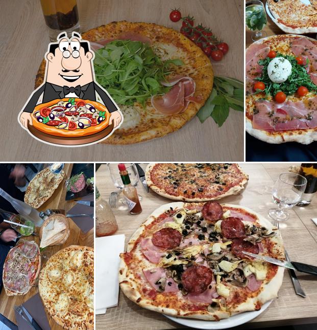 A La Morgia Lisses, vous pouvez prendre des pizzas