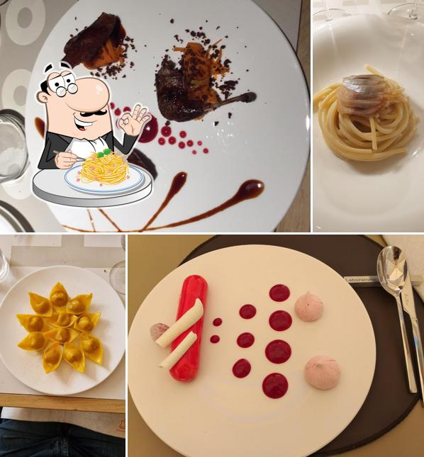 Spaghetti alla carbonara al Laboratorio