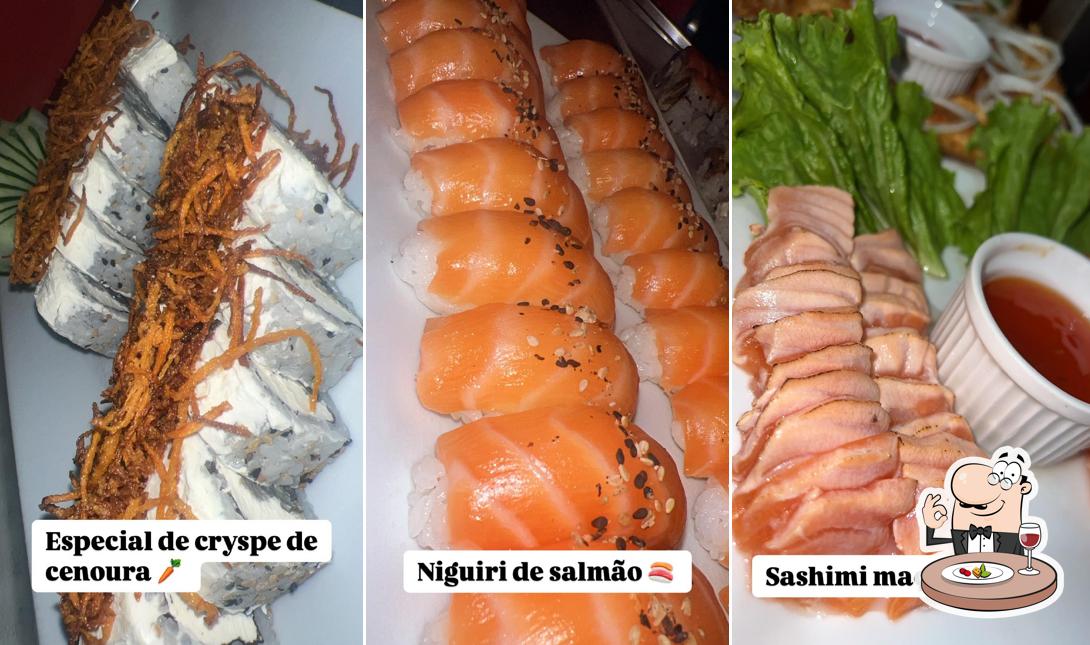 Platos en S.a Casa Do Sushi Sítio Cercado