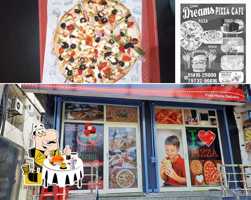 Meals at Dream's Pizza