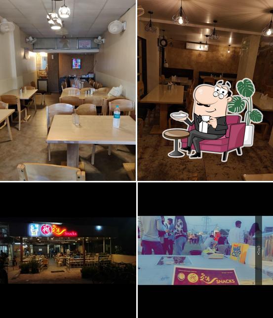 The interior of Shree Rang Snacks