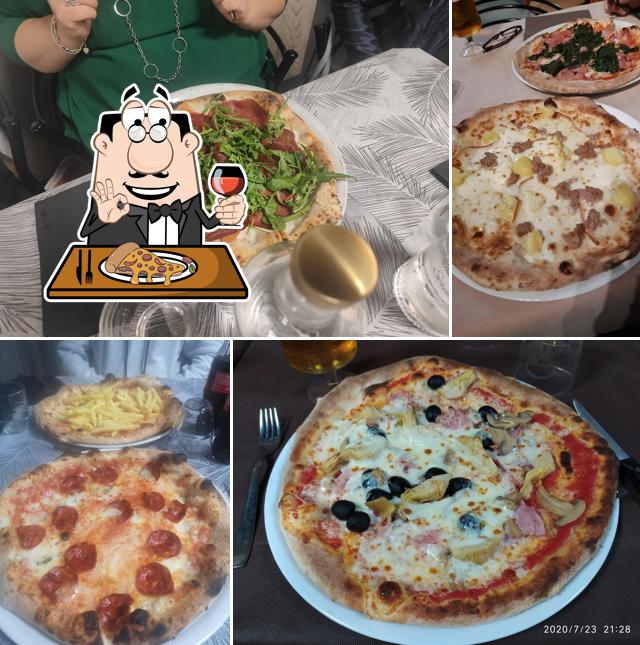 A Pizzeria Serenella, puoi goderti una bella pizza
