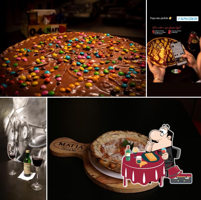Waffles em Máfia Italiana Pizzaria