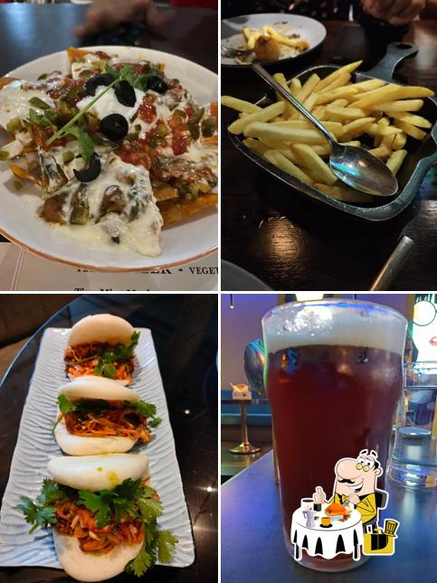 Pulled pork sandwich at 24K Kraft Brewzz Fine Dine Restaurant Taproom Lounge Bar