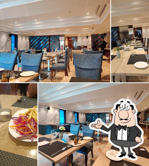 The interior of Ruchi Restaurant