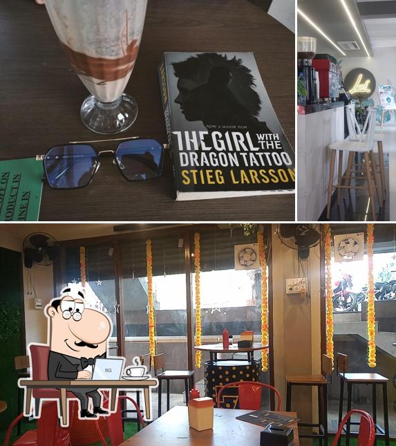 The interior of The Leaf Cafe