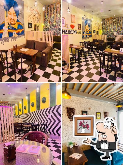 Check out how Mr.Brown cafe looks inside