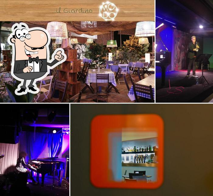 Gli interni di Modo Club & Restaurant
