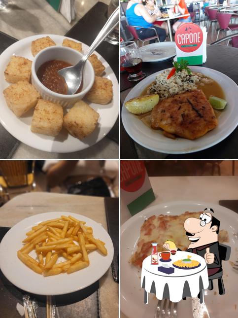 Prato de queijo em Capone Ristorante & Trattoria