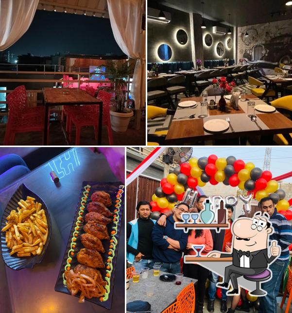 Take a seat at one of the tables at BYOB Gurgaon
